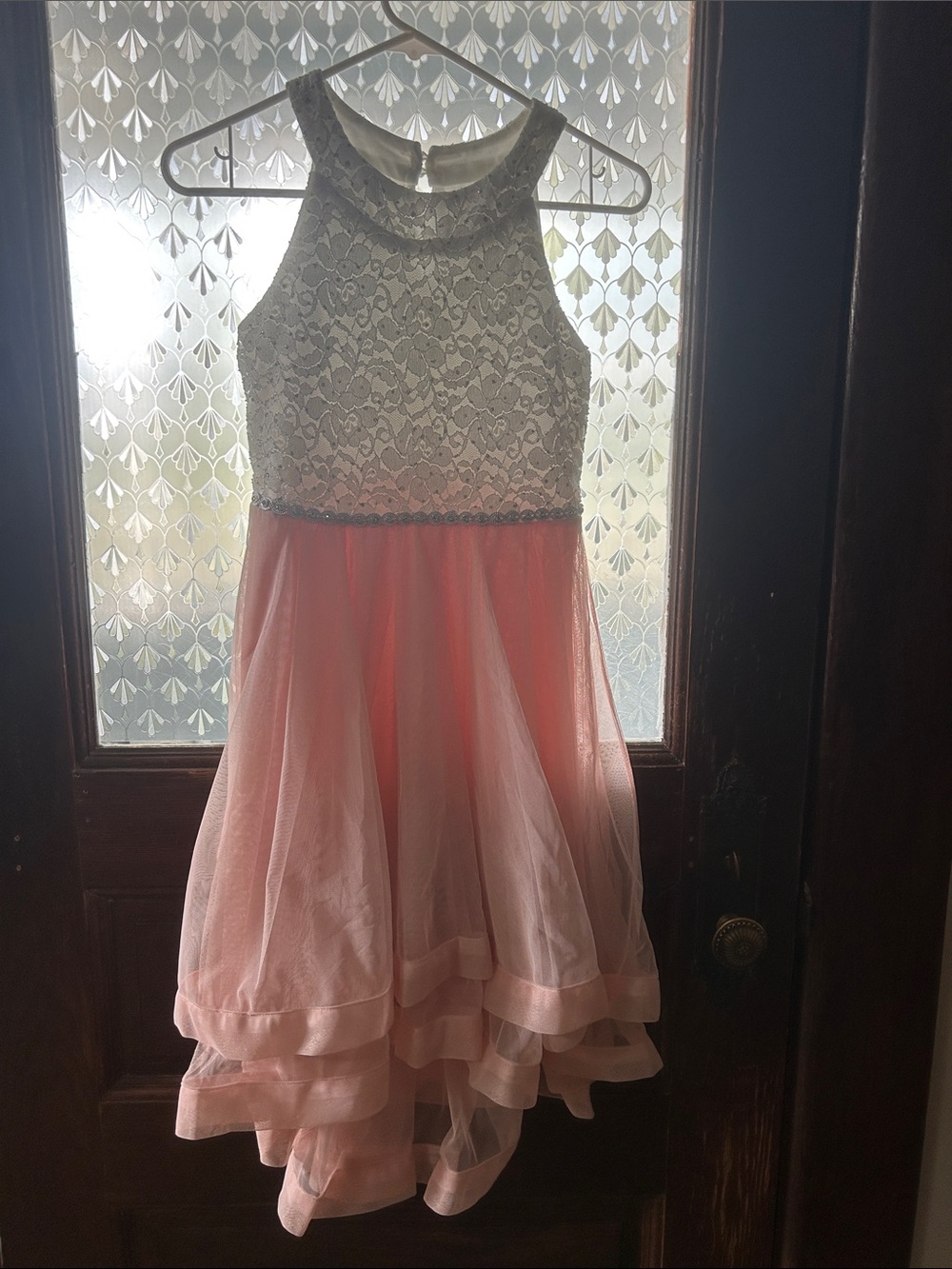 Speechless Pink and white dress